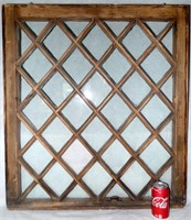 40 Diamond Panel Antique Window Transom