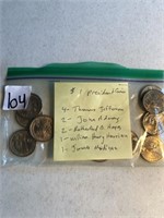 $1 PRESIDENTIAL COINS