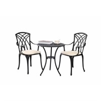 24'' Long Bistro Set with Cushions (Set of 3)