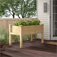 Elick Wood Elevated Planter