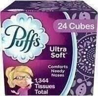Puffs Ultra Soft & Strong Facial Tissues 24 Boxes