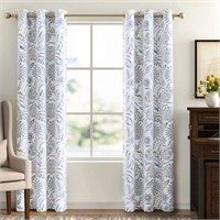 Lawerence Medallion Floral Grommet Curtain Panel