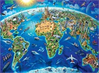 1000 Piece World Landmarks Jigsaw Puzzle