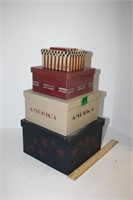 Americana Stacking Boxes