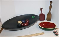 Dough Bowl & Misc. Home Decor