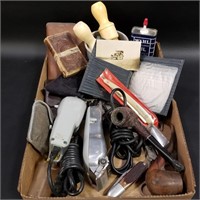 Awesome Mans Lot: Pipes, Razor, Knife & More