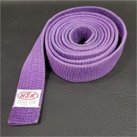 Purple H.S.K. Cotton Sz. 3 Japan Karate Belt