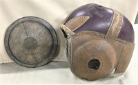 Early Football Helmet & Discus