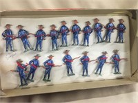 (11) Painted Metal Soldiers, 2"H, No Marks