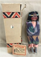 Skookum Am. Indian Doll in Orig. Box 9 1/2"H
