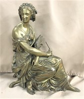 Bronze or Cast Brass Figure, Gleaner
