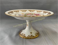 Limoges footed cake plate, assiette sur pied