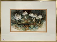 Ethel Crispin watercolour, aquarelle 6.5 x 10