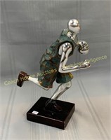 Basketball metal figurine 11 inches-pouces