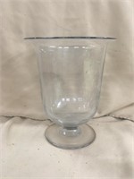 19thC Blown Glass Vase 7 1/2"H