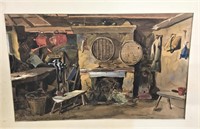 Painting Workshop Interior, Montaigne 1853