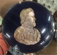 19thC General Grant 3D Image under Dome Glass