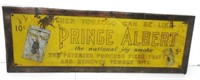 Tin Prince Albert Sign,13x381/2in