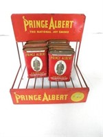 Prince Albert Store Display with 9 Tins