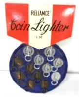 Reliance Coin Lighter Cardboard Display