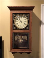Vintage Regulator Wall Clock - Emperor Clock Co.