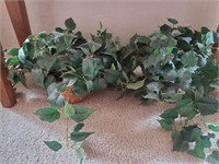 2pc Artificial Greenery In Plastic Pots