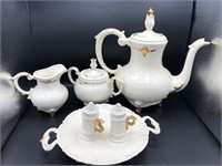 Ceramic Teapot, Cream/Sugar & more