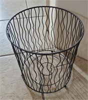 Metal Trash Basket