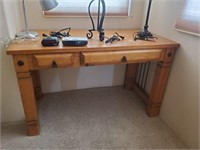Wood Desk W/ Drawers