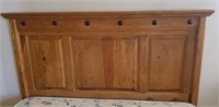 Queen Wood Head Board W/ Metal Frame