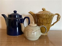 Pottery Pitcher & Tea Pots