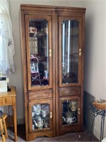 Hammary Double Doors & Drawers Glass Mirrored