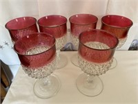 Kings Crown 6 Water  Goblets