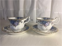 Royal Albert MOONLIGHT ROSES Bone China Cups &