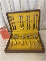 Estia Gold Plated Flatware with Chest