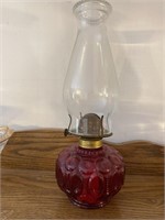 Vintage Moon & Star Oil Lamp