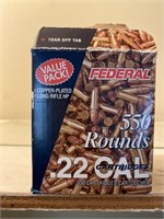 Federal .22 500plus Rounds