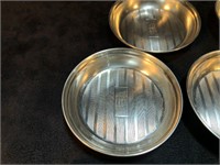 5 Sterling Silver Ashtrays