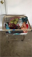 Laundry Basket With Shop Rags