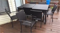 Whicker Patio Table (7 Chairs)
