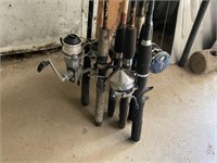 FISHING POLES, RODS, REELS