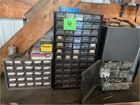 PARTS CABINETS - DRILL BITS - WORK GLOVES - ETC.