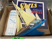 VINTAGE TOY YACHT & MORE