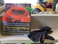 NEW FRABILL 10" TIP-UP & THERMAL GLOVES