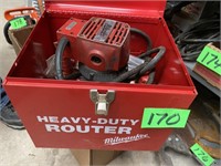 MILWAUKEE HD ROUTER W/ MANY BITS