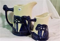 Cream & Milk ceramic pitchers, reproductions