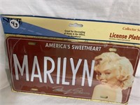 Marilyn Monroe License Plate - New