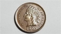 1901 Indian Head Cent Penny Uncirculated