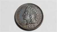 1903 Indian Head Cent Penny Extremely High Grade