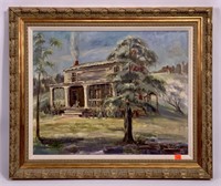 Painting on art board by Bolo '67 - "Homestead",